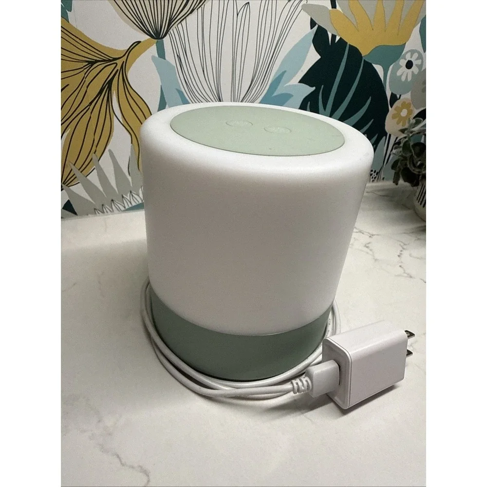 Popsugar Digital Sleep Aid Alarm Clock W Sunrise Alarm Feature‎ Mint Green/white